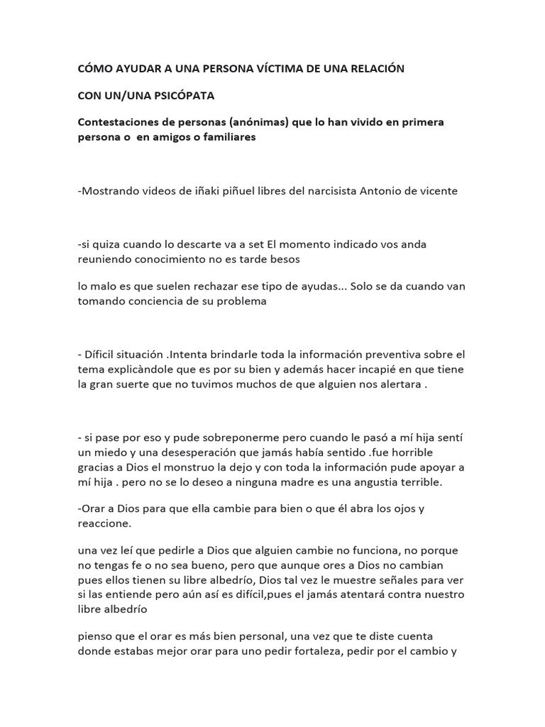 Víctimas de psicópatas integrados<span style="font-size: 14px;">